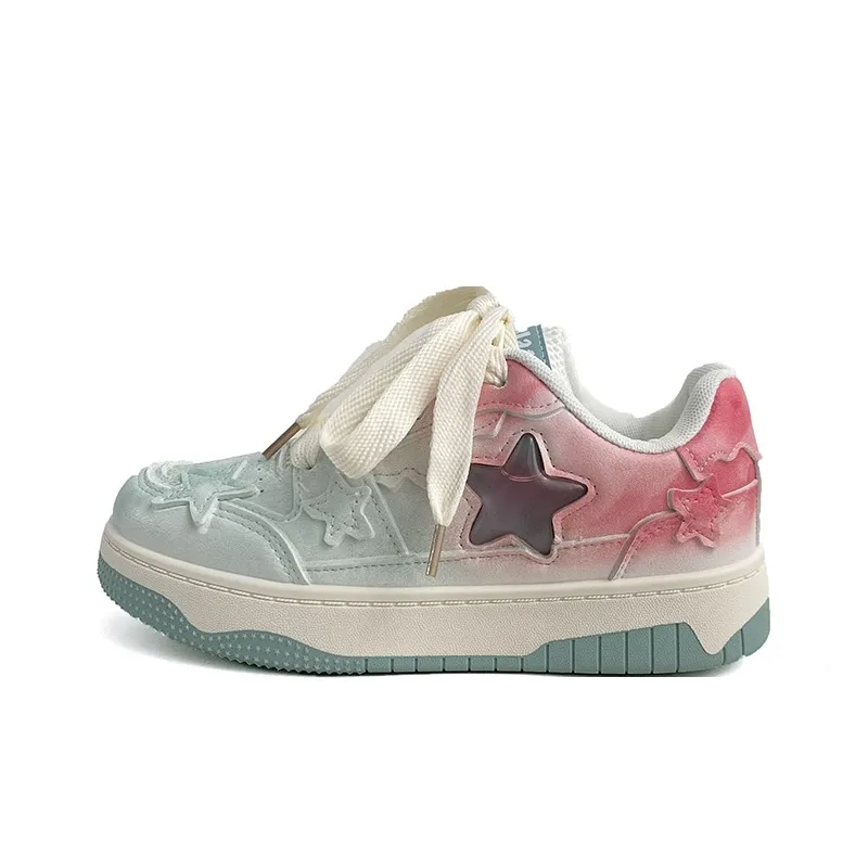 Than Than Me Anti-Slip And Wear-Resistant Breathable Low-Top Skateboard Shoes Women's-0