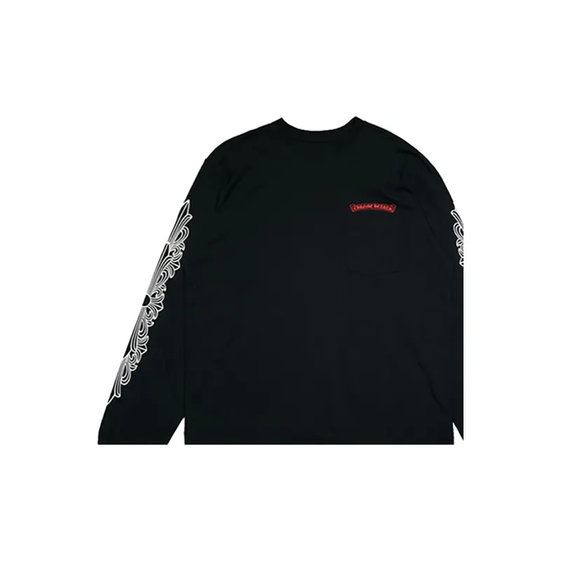 Chrome Hearts Matty Boy Flower Chomper L/S T Shirt-3