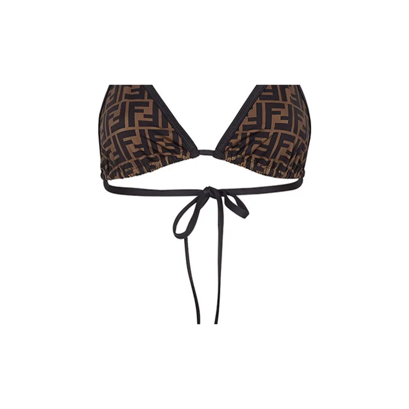 FENDI Monogram Printed Two Piece Bikini Set-3