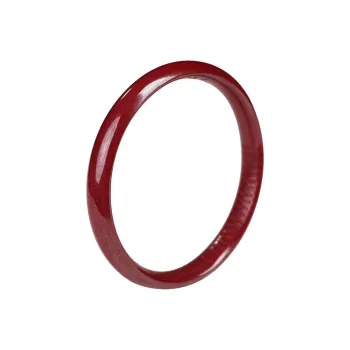 Bubble Scallops Reconstructed Cinnabar Bangles Women's