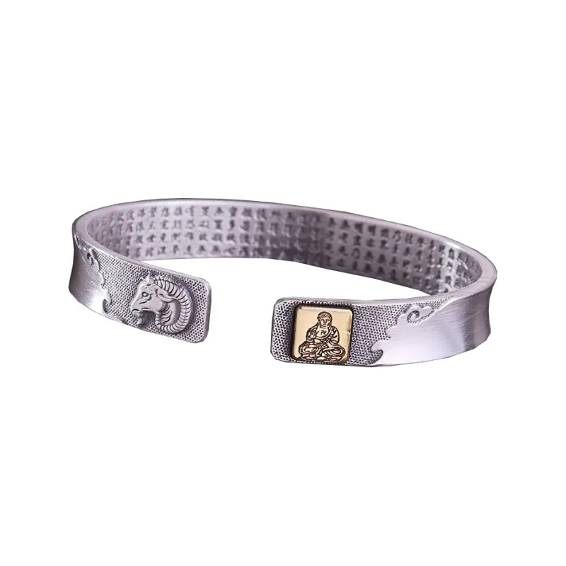 Angel Wishes 999 Fine Silver Bangles Unisex-10