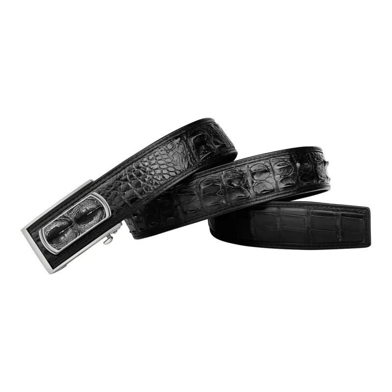 CATELLES Crocodile Leather Leather Belts Men's 3.5cm 3.8cm-3