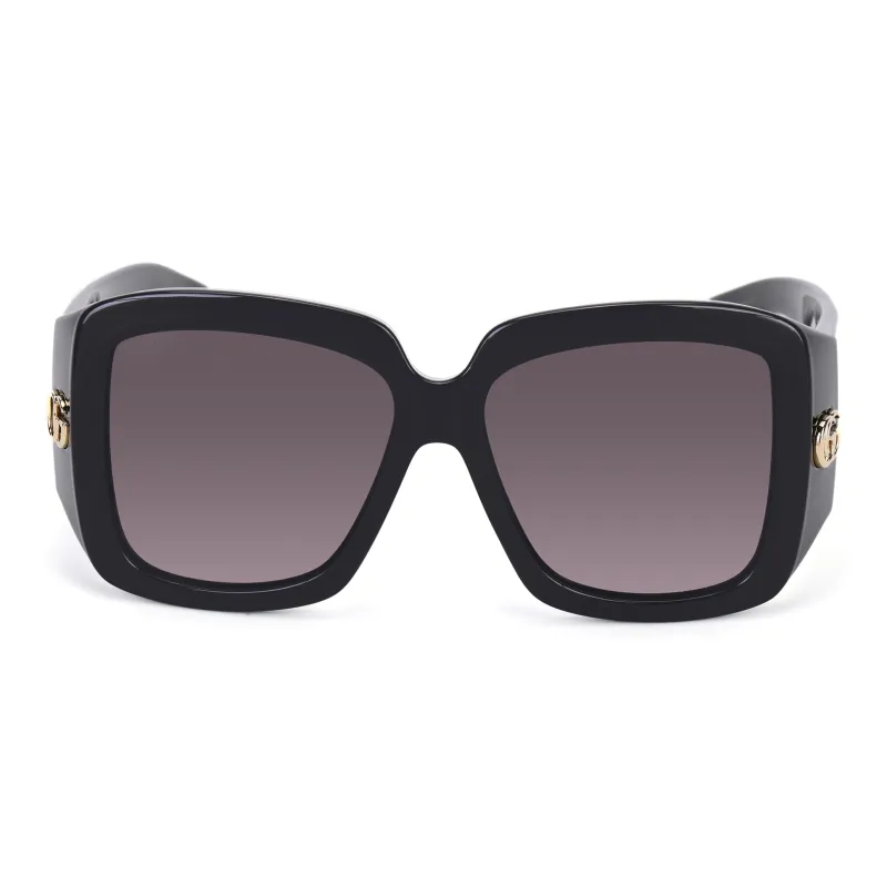 GUCCI Large Frame Acetate Nylon Square Sunglasses-1