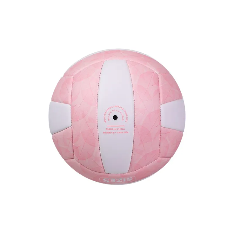 WITESS TPU Soft Leather Size 5 Volleyball Unisex Pink White-3