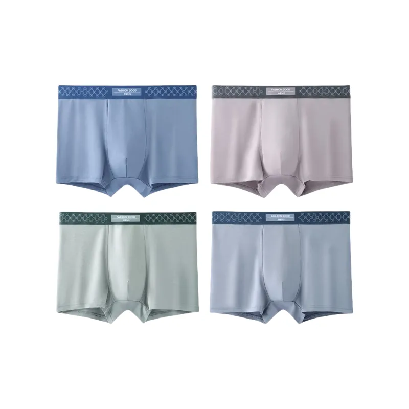 OEING Underpants Men's 4 Pack Mixed Color-0
