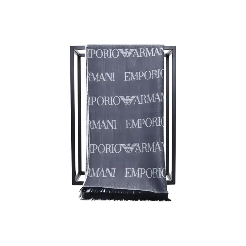 EMPORIO ARMANI Wool Knit Scarves Men's-2