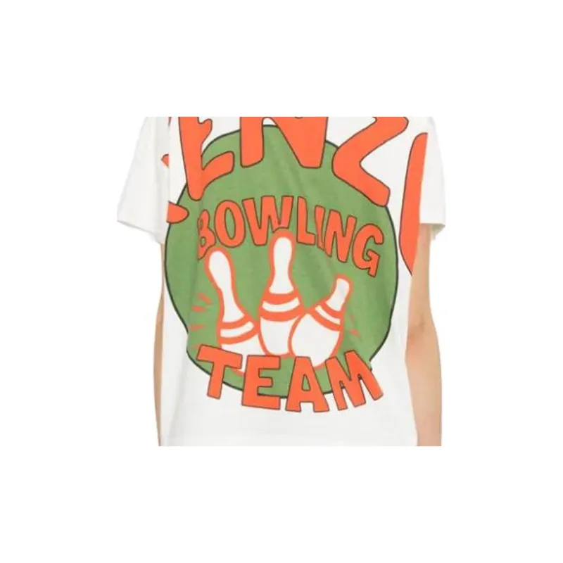 KENZO Graphic Printed Crewneck T Shirt-4