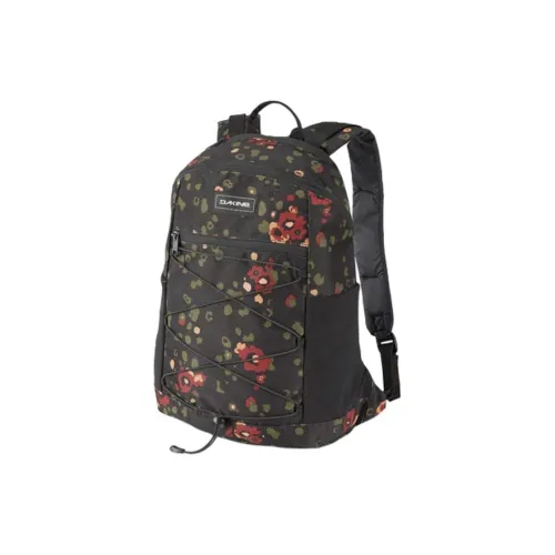 Dakine Polyester Backpack Medium Size Unisex Elegant Black & Floral