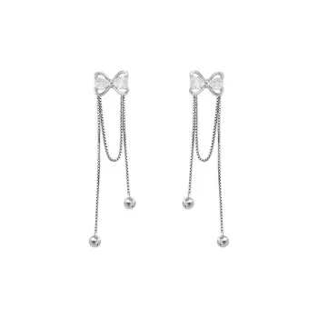 KILOH 925 Sterling Silver Earrings Women's Silver