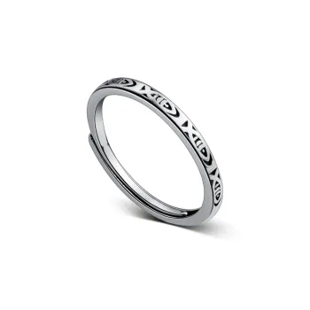 NIANNIANXI S925 Silver Rings Unisex
