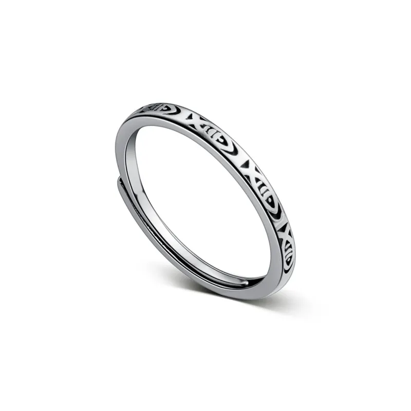 NIANNIANXI S925 Silver Rings Unisex-0