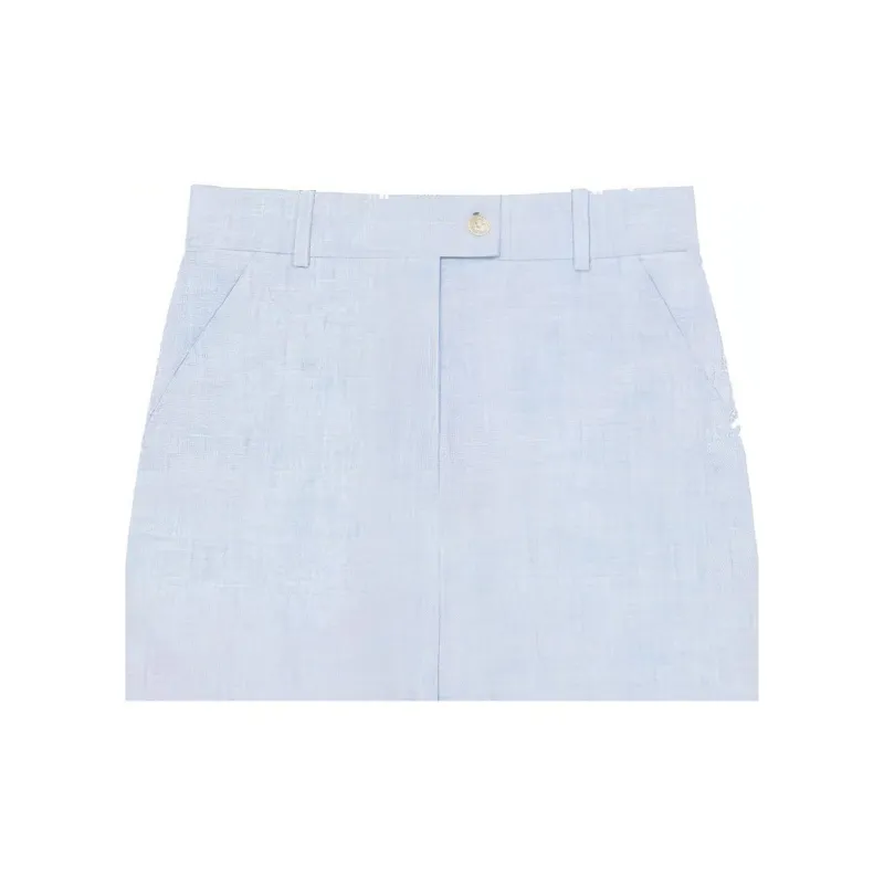 KENZO Tailored Linen Shorts-2