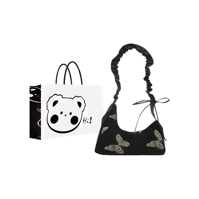 NX DOUGHNUT PU Shoulder Bag Regular Women's Silver/Gold-4