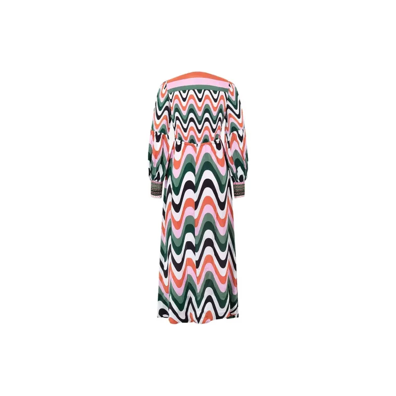FARM RIO Long-Sleeved Dresses Women's Pink-1
