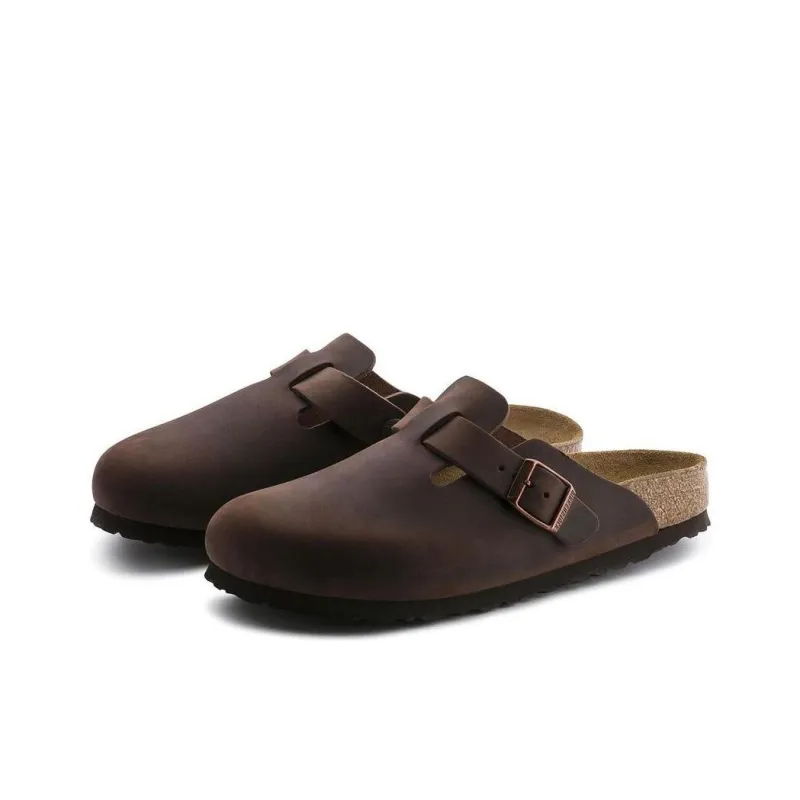 Birkenstock Boston Soft Footbed Oiled Leather 'Habana'-2