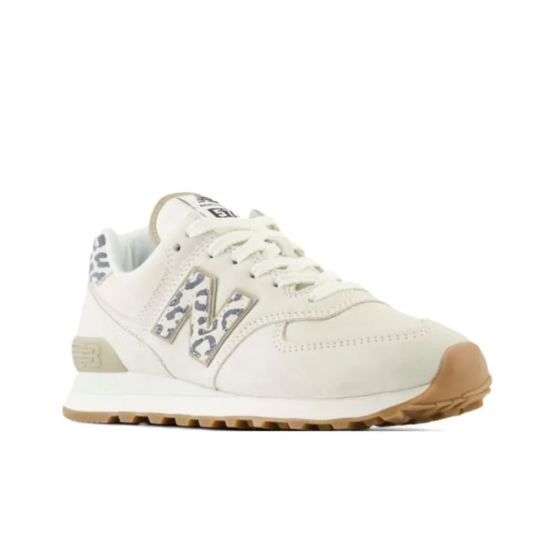 New Balance NB 574 Anti Slip Wear Resistant Low Top Running Shoes Women's Ecru-2