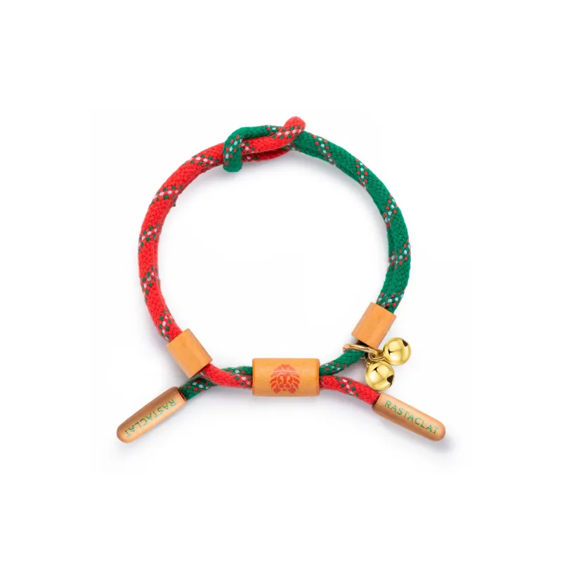 Rastaclat Polyester Small Lion Woven Bracelet Unisex-6