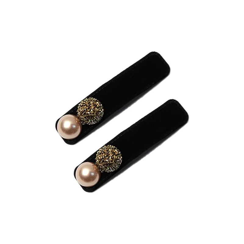 Left Europe Pearl Hair Clips Women's-5