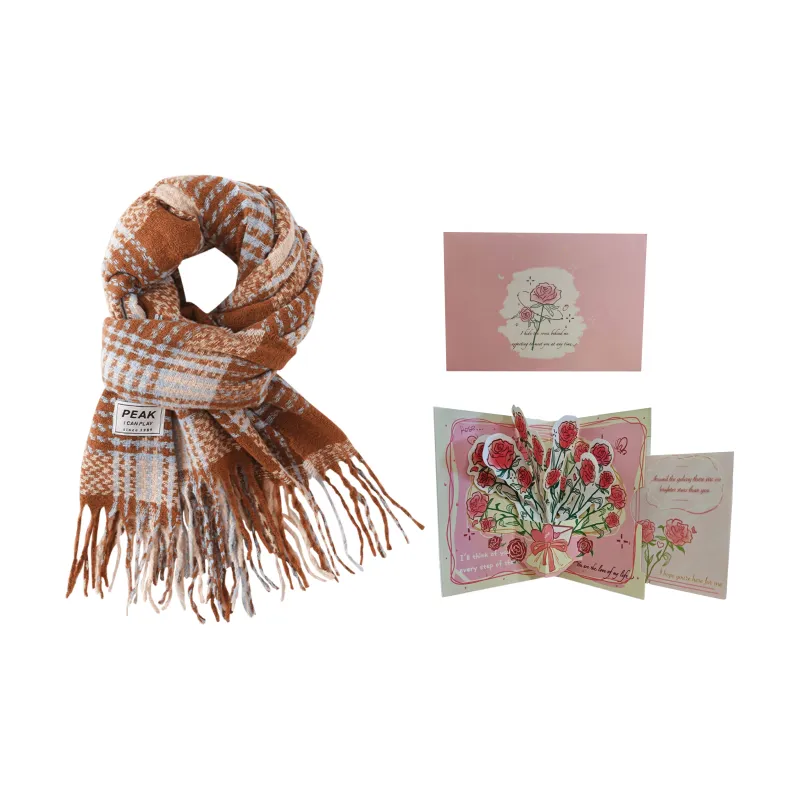 PEAK RIGHT Series Polyester Knit Scarves Unisex Multiple Colors-14