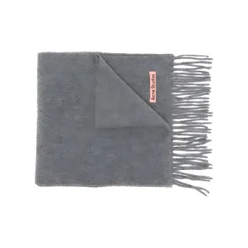 Acne Studios Fringed Wool Scarf
