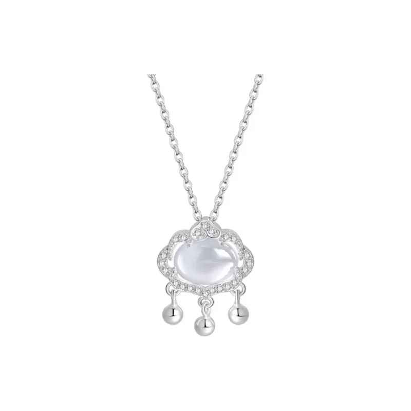 CHINA GOLD Chalcedony Necklaces Women's-4