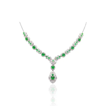 CUIYURIJI Ice Glutinous Jadeite Necklaces Women's