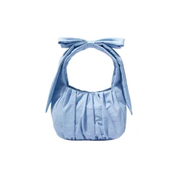 Other Stories Polyamide Handbag Small Size Women's Light Gray/Light Blue