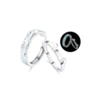 LUCA Sterling Silver Rings Unisex Birthday Confession Gift