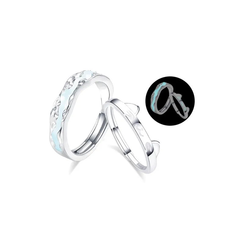 LUCA Sterling Silver Rings Unisex Birthday Confession Gift-0