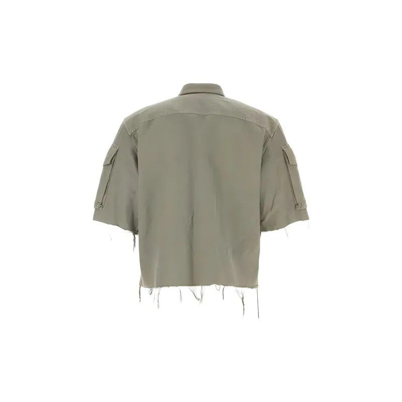 DRIES VAN NOTEN SS24 Shirt Men's Army Green-1
