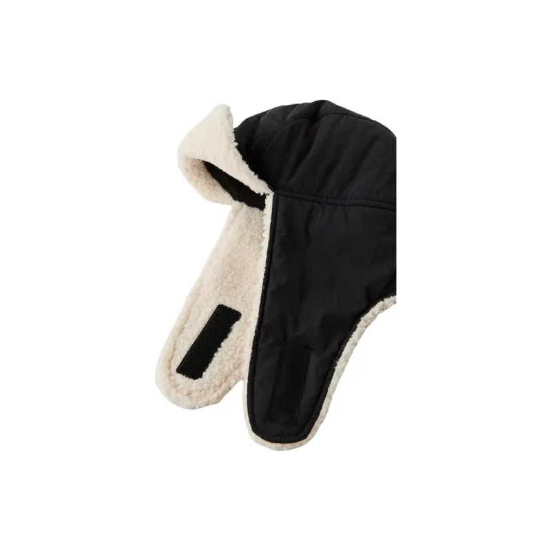 ZARA Artificial Wool Polyamide Polyester Hats & Caps Kids' Black-2