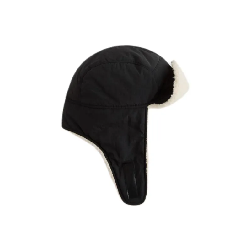 ZARA Artificial Wool Polyamide Polyester Hats & Caps Kids' Black-1