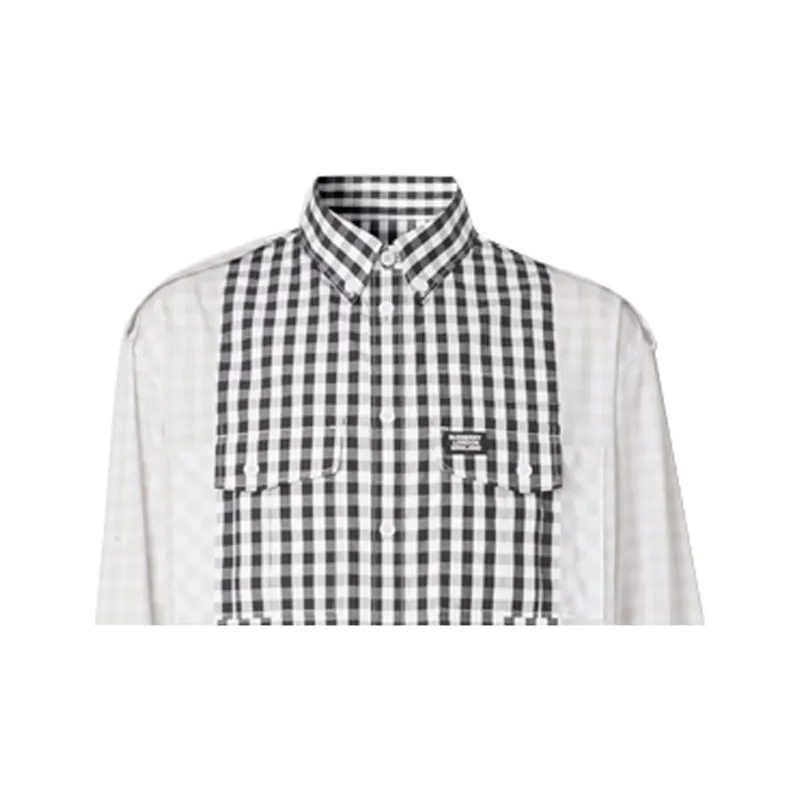 Burberry Shirt Men's Light Gravel Gray-4