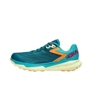HOKA ONE ONE ZINAL Anti-Slip Wear-Resistant Low-Top Trail Running Running Shoes Men's Green