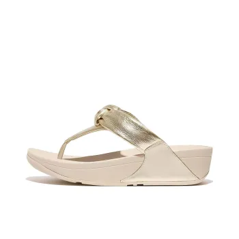 FITFLOP Abrasion-Resistant Flip Flops Women's Gold