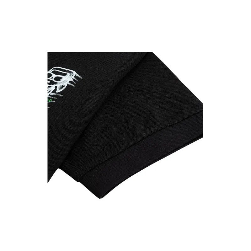 KARL LAGERFELD SS24 Polo Shirt Men's Black-4
