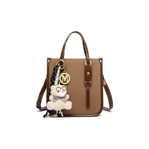 FAIRWHALE PU Shoulder Bag Crossbody Bag Handbag Regular Women's Tan
