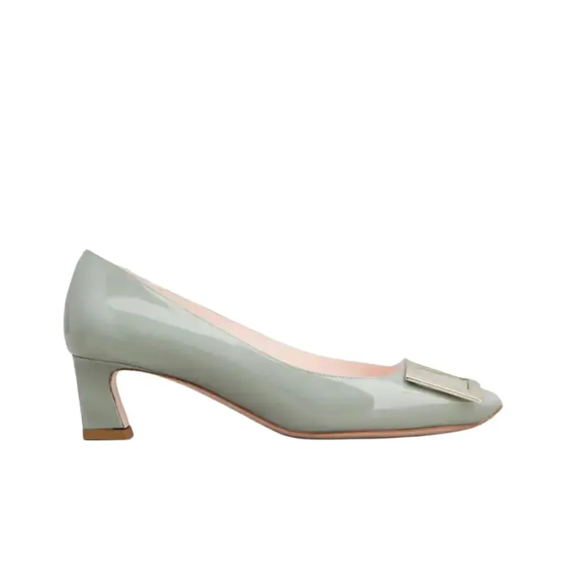 Roger Vivier Trumpet Squared Toe Pumps-1