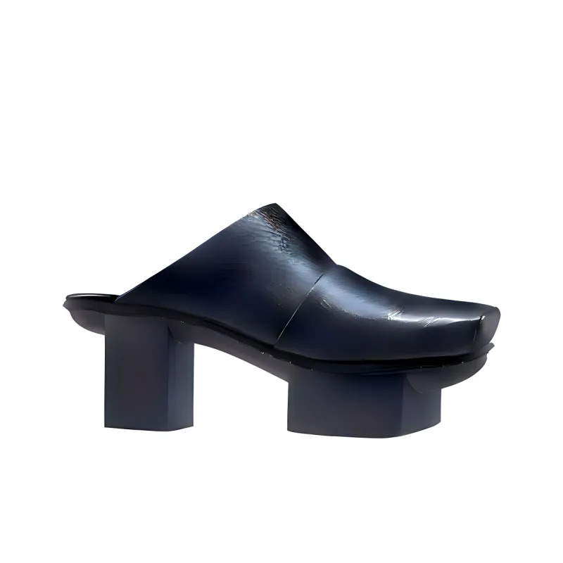 Trippen Wrap-toe Slippers Women's Black-2