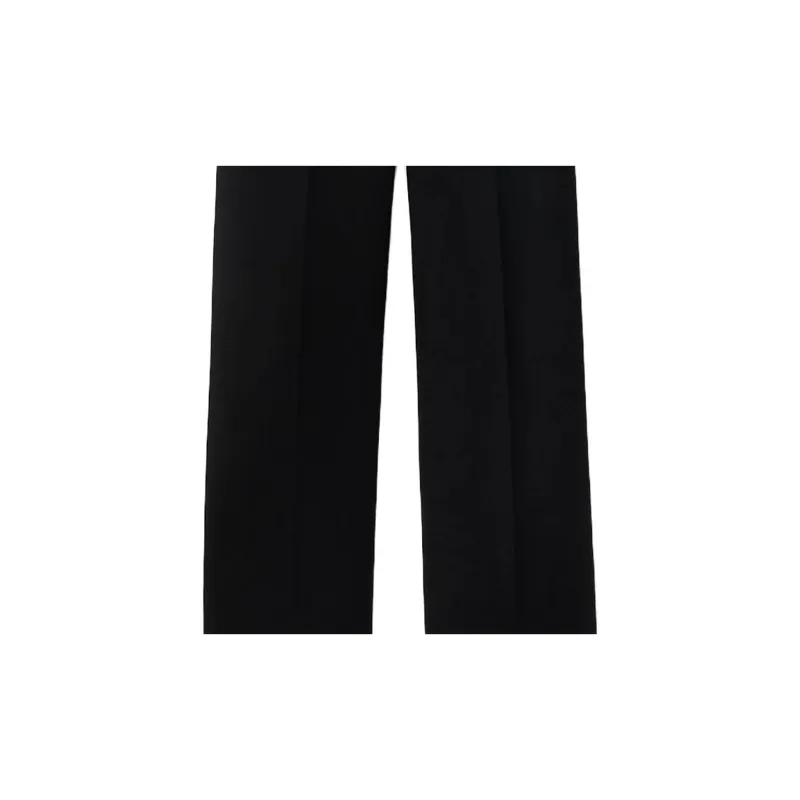Burberry Straight Leg Wool Trousers-5