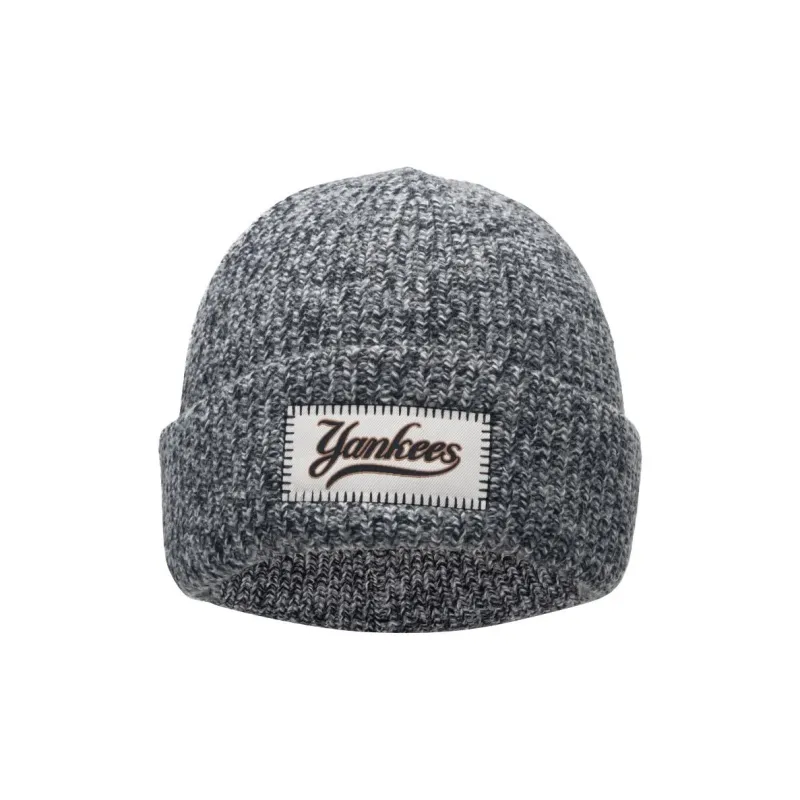 MLB Knitted Fabric, Sheep Wool, Polyamide, Acrylic, Viscose, Polyester Beanies Unisex Gray/White-0