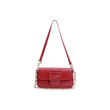MERIMIES Artificial Leather Shoulder Bag Shoulder Bag Handbag Women's Passionate Chant Red