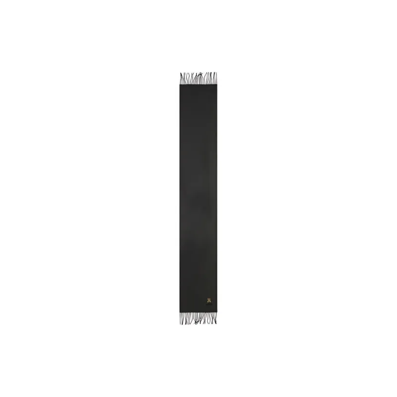 MOSCHINO Knit Scarves Unisex Dark Gray-2