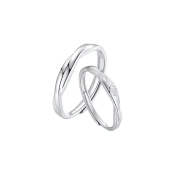 CHINA GOLD S925 Silver Rings Unisex