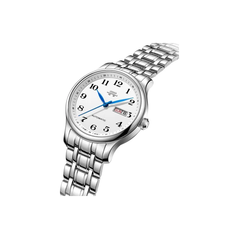 Beijing Premium Automatic Mechanical Movement Stainless Steel Watchband Watch Men's Watches White Dial-2