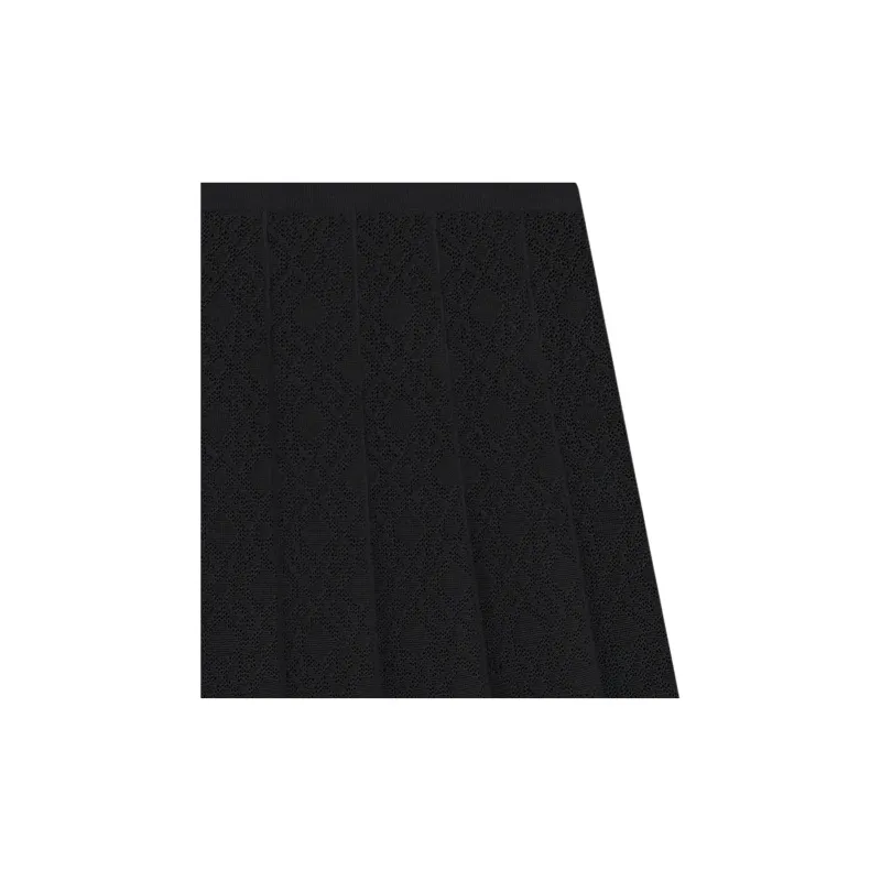 Givenchy Monogram 72 Jacquard Pleated Mini Skirt-3