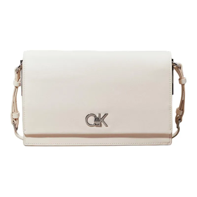 CALVIN KLEIN Polyester Handbag Shoulder Bag Women's Sea Salt Color-0