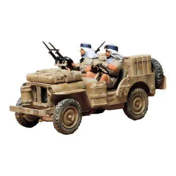 Tamiya 1/35 Military Model SAS Paratrooper Jeep Model Kits Desert Edition