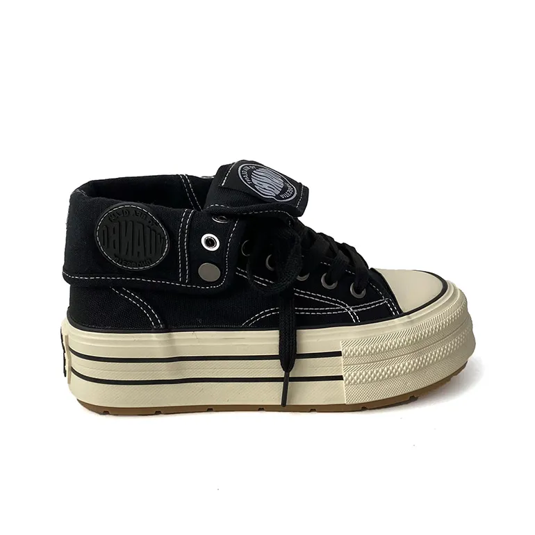 Than Than Me Slip Resistant, Abrasion Resistant, Breathable High Top Skateboard Shoes Women's-1