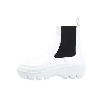 PROENZA SCHOULER Storm Short Chelsea Boots Women's White